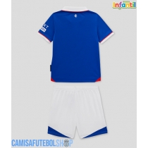 Camisa de time de futebol Rangers Replicas 1º Equipamento Infantil 2025-26 Manga Curta (+ Calças curtas)